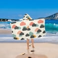 thumbnail image 2 of Yayeee Kids Hooded Towel with Hand Pockets Beach Soft Absorbent Bath Wrap 50 x 23.5 inch, Simple Clouds, 2 of 5