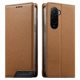 thumbnail image 1 of Funda Tipo Cartera de Cuero Sintético para XIAOMI POCO M7 Bloqueo RFID, con Ranuras para Tarjetas y Bolsillo para Efectivo, Cierre Magnético Fuerte Marrón, 1 of 4