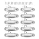 thumbnail image 3 of Luz de advertencia lateral, 10 piezas/juego, 16 LED, luz de posición lateral para remolque, indicador de señal de giro, construcción robusta, 3 of 9