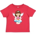 thumbnail image 3 of Inktastic Cute Fairy, Magic Fairy, Brown Hair, Mushroom Girls Baby T-Shirt, 3 of 5
