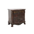 thumbnail image 5 of Formal 3pc Bedroom Set King Poster Bed Nightstands Cherry Finish Traditional Wooden Furntiure, 5 of 7
