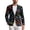 Colorful Math, variant on Golf Ball Suit Blazer for Men's Jackets Casual Regular Fit Athletic Blazes Sports Coats Lightweight One Button Long Sleeves Tops Outwear
