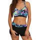 thumbnail image 1 of WILLBEST Bikini de Dos Piezas Con Estampado Tropical Para Mujer, Traje de Baño Dividido, Top Corto Con Pantalones Cortos, Traje de Baño de Dos Piezas, 1 of 5