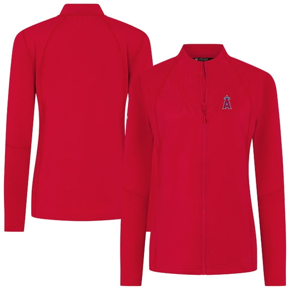 Women's Levelwear Red Los Angeles Angels Mesa Insignia 2.0 Full-Zip Jacket