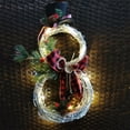 thumbnail image 3 of Decoración de corona de Navidad iluminada, corona de uva para la decoración de la pared del jardín del hogar de la puerta delantera Adepaton CPB-SSW60-1, 3 of 5