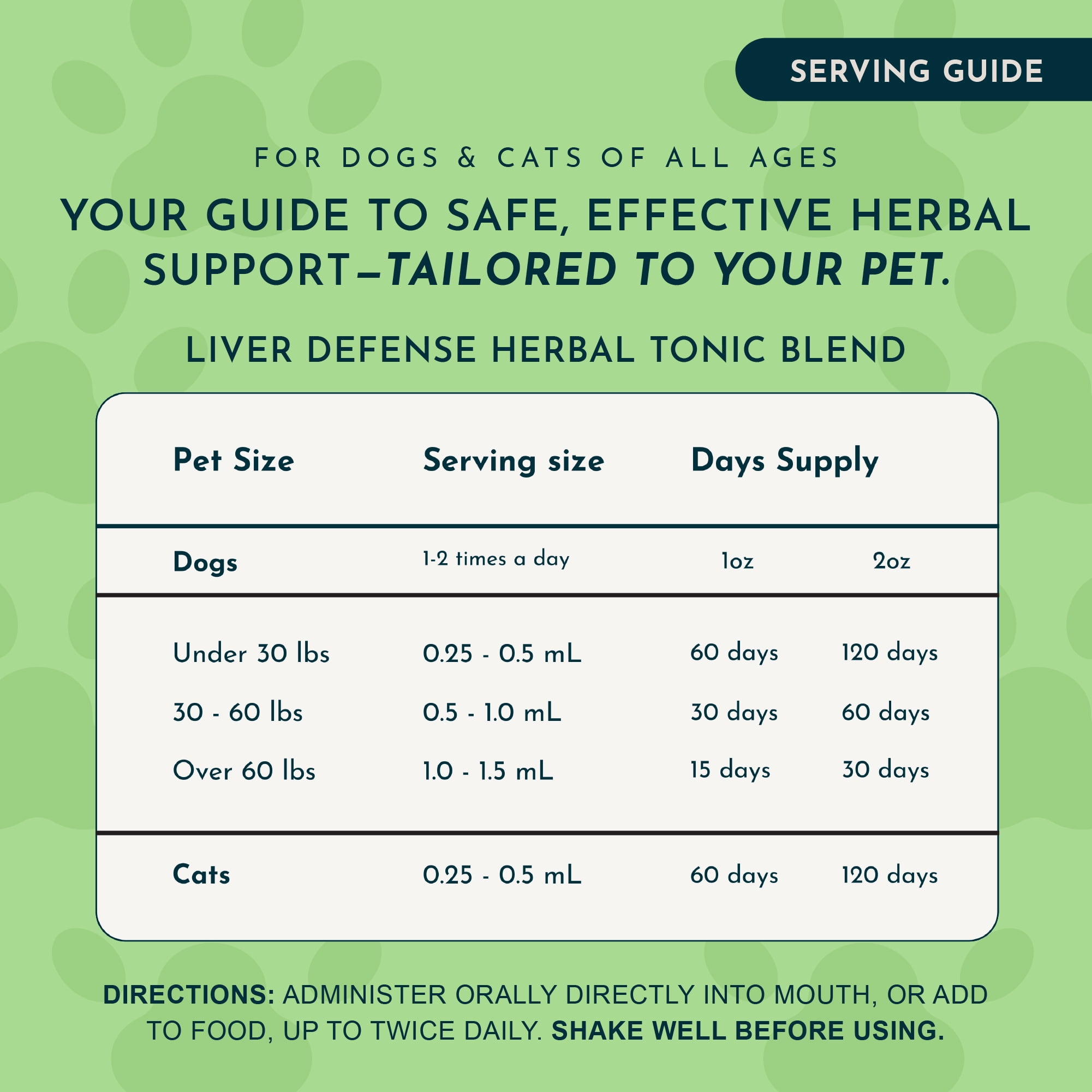 Animal Essentials Liver Defense Growth Dog & Cat Supplement, 2 Oz