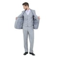 thumbnail image 3 of Men's Modern-Fit 3-Piece Suit Set w/ Jacket, Vest and Pants, 3 of 7