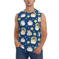 thumbnail image 2 of Picia Star Penguin mens Cotton Tank Undershirts , Moisture-wicking Ribbed Tanks, Lightweight Cotton Tank Undershirts-3X-Large, 2 of 8