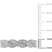Everly Womens Diamond Sterling Silver Ring