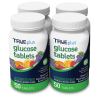 TRUEplus® Glucose Tablets, Assorted Flavor (Grape, Raspberry, Orange) - 50ct Bottle (4 Bottles)