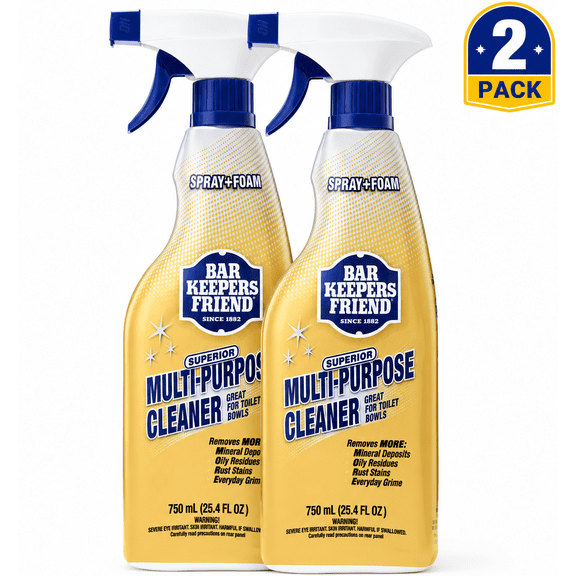Bar Keepers Friend 25.4 oz. All-Purpose Cleaner More Spray and Foam (2-Pack)