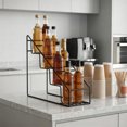 thumbnail image 1 of PAMINGONO Organizador De Jarabes Metálico Negro Con Estructura Estable Para Barra De Café Y Espacio Reducido En Mesadas, 1 of 8