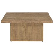 Coaster Home Furnishings Zetta 35 Square Coffee Table, Rustic Living Room Furniture