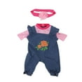 thumbnail image 2 of Baby Girl Doll Clothes Set for 14-18 Inch Babydolls, Baby Doll Outfits Accessories, Cute Pattern Outfits for Bitty Babydolls Outfits Accessories fit Newborn Babydoll Girls Matching Clothing, 2 of 7