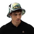 thumbnail image 6 of Daiia Watercolor Turtle3 Pattern Bucket Hat - Trendy Cotton Sun Hat for Beach, Golf, Fishing - Fun Outdoor Vacation Boonie for Men and Women, 6 of 9