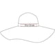 thumbnail image 2 of Sombrero de paja con cinta removible y velcro - Juno, 2 of 12