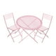 thumbnail image 1 of Accesorios para jardín de hadas, mesa y sillas de exterior para casa de muñecas, muebles para casa de muñecas Rosa, 1 of 7