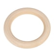 thumbnail image 2 of Heliisoer 5PCS 55MM Wooden DIY Crafts Connectors Circles Natural Wooden Rings, 2 of 4