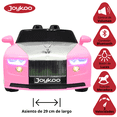 thumbnail image 3 of Montable Electrico Clásico para Niños Conexiones Bluetooth USB y Auxiliar Luces Sonido 12v - Rosa, 3 of 7