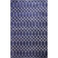 thumbnail image 2 of Bashian R129-NV-4X6-HG300 Bashian Greenwich Collection Geometric Contemporary Wool & Viscose Hand Tufted Area Rug, Navy - 3 ft. 9 in. x 5 ft. 9 in., 2 of 2