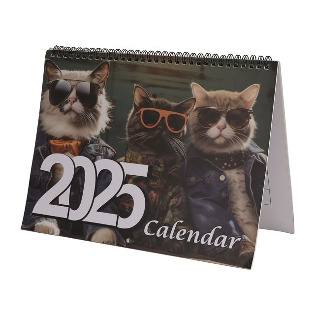Stylish Cats Calendar 2025 Wall Calendar , Funny Cat Calendar Wall Calendar Gag Gift, Funny Cat Memes Pics Cat Calendar