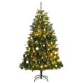 thumbnail image 1 of Árbol de Navidad artificial VidaXL con bisagras, 300 LED, 180 cm, 1 of 8