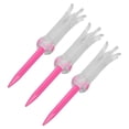 thumbnail image 3 of Tee de golf de entrenamiento plegable, accesorios de práctica giratorios antivuelo, pernos de bola para Golf, color rosa, 3 of 8