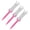 Pink, variant on Rupoun Foldable Training Golf Tee Anti Flying Rotatable Practice Accessories Ball Studs for Golf Course Driving Range Equipment High Durability Orange 3.15 inches / 8 cm