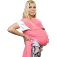 CuddleBug Baby Wrap Sling + Carrier, Newborns & Toddlers up to 36 lbs