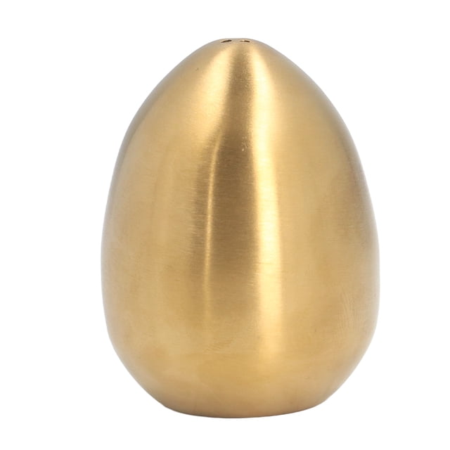 Egg Shaped Pepper Shaker, Spice Box Dispenser A181 Convenient For Restaurant For Family Gathering For Party Gold