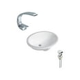 thumbnail image 1 of DROP Bath and Kitchen DR091126 Undermount Bathroom Sink Set, 1 of 1