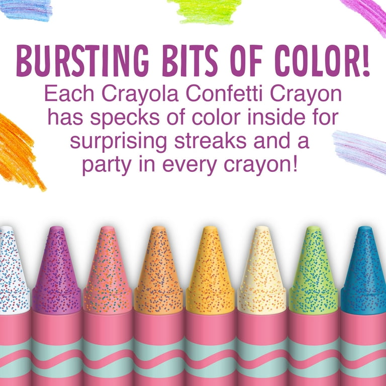 Crayola Metallic Crayons, Kids Art Supplies, 24 Count, Coloring Supplies,  Gift for Kids, Ages 3, 4, 5, 6