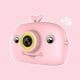 thumbnail image 1 of Cámara para niños, videocámara Digital recargable para niños con pantalla de 2,0 pulgadas, soporte de tarjeta SD de 32GB para niños de 3 a Lente doble rosa Macarena cámara digital para niños, 1 of 7