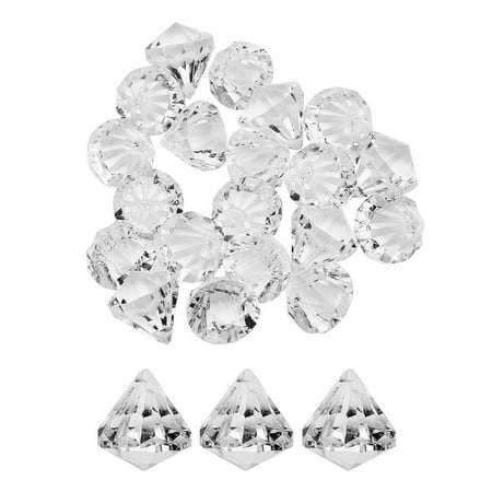 

EDFRWWS 20pcs Acrylic Chandelier Crystal Beads Art Hanging Pendant Wedding Party Decor