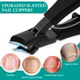 thumbnail image 6 of Amaopus 5 Pack Toenail Clippers Set, Angled Head Large Toe Nail Clippers Set for Men, Heavy Duty Ingrown Toenail Clippers with Wide Jaw, Ultra Sharp Slanted Nail Cutter with Long Handle, 6 of 8
