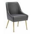 thumbnail image 2 of Madelaine Dining Chair Navy Blue & Gold, 2 of 8