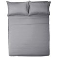 thumbnail image 4 of Microfiber RV Sheet Sets, 48x75 3/4 Full Bunk, Dark Grey Solid, Bed Sheets for Campers, RV's & Travel Trailers Fit Mattress up to 8 Inch deep, 4 of 5