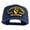 Navy, variant on 1st Cavalry Division Vietnam Veteran Patched Solid Cotton Twill 5 Panel Prostyle Snap Cap - Black OSFM