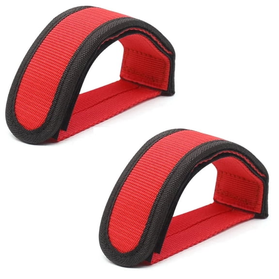 Janrevotw 1 Pair Of Bicycle Pedal Straps With Toe Clips For Fixed Gear Bikes