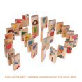thumbnail image 3 of Furnoor Educational Toy,28pcs/set Animal Colored Building Blocks Set Wood Puzzle For Baby Kids Games, 3 of 8