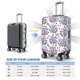 thumbnail image 4 of Fotbe Violets Flowers Funda Protectora para Equipaje, Antirrayones y Resistente a la Suciedad, Compatible con Maletas de 18 a 32 Pulgadas-Small, 4 of 7