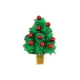 thumbnail image 1 of Injueey Clip de pelo de Navidad Clips laterales de acero inoxidable pasador de árbol de Navidad bayas rojas decoración de copo de nieve Kits de decoración para fiestas Frutos rojos/Árbol de Navidad, 1 of 6