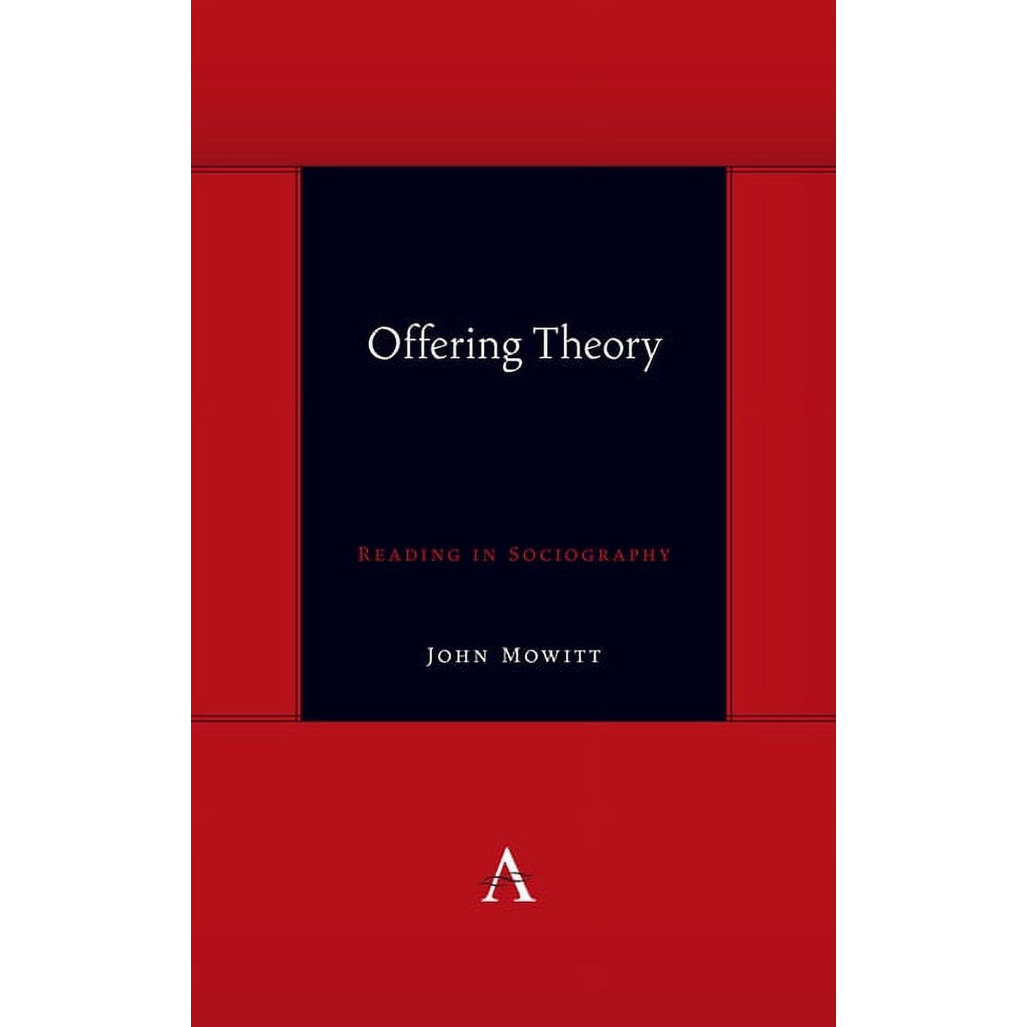 Anthem Symploke Studies in Theory Offering Theory: Reading in Sociography (Paperback)