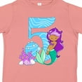 thumbnail image 4 of Inktastic Fifth Birthday Mermaid Girls Toddler T-Shirt, 4 of 5