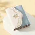 thumbnail image 4 of Pearl Flower Bifold Wallet Pearl Flower Wallet Ladies ID Wallet (Blue), 4 of 5