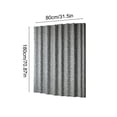 thumbnail image 2 of Stone Texture Silver Foil Shower Curtain, 72" Thickened Waterproof Bathroom Partition, Modern Home Decor Curtain for Tub & Shower Stall, Rust Proof Grommets​, Gray, 2 of 5