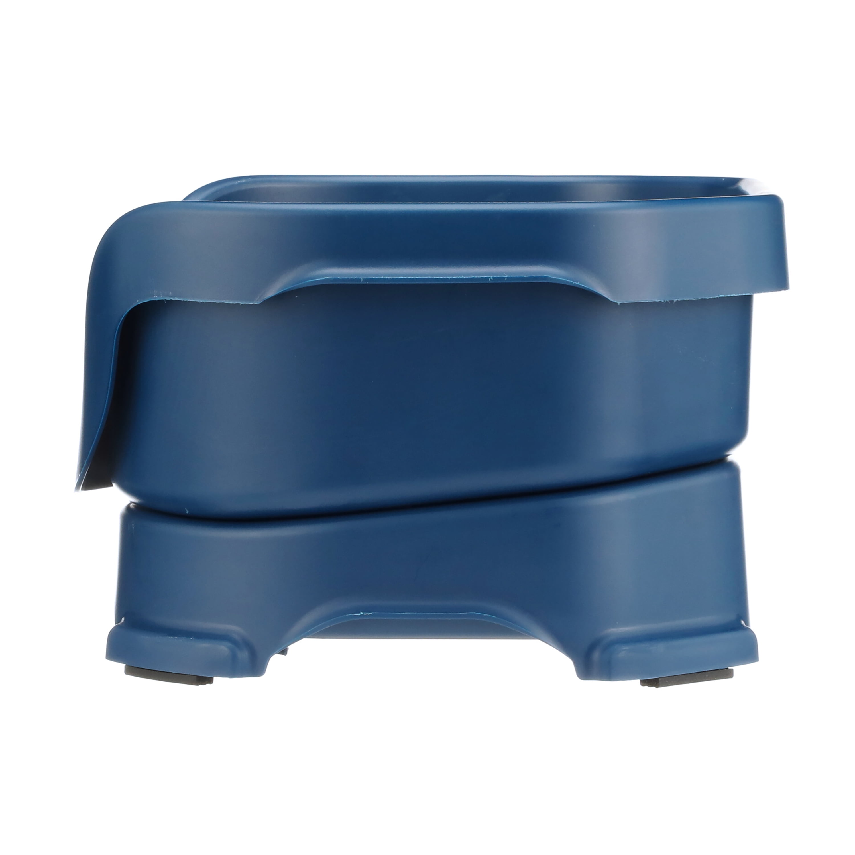 Neater Pets Neater Feeder Deluxe Mess-Proof Elevated Food & Water Bowls for Small Dogs, Dark Blue