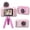 Pink, variant on Kids Digital Camera with Flip Lens TeqHome 2.4in Children Video Camera with Tripod 32G MMC Card for 3-10 Year Old Boys Girls Pink