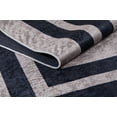 thumbnail image 3 of Krasnogorsk Black Framed Polyester Area Rugs for Living Room Washable Rugs Boho Moroccan Area Rug Soft Geometric Bohemian Carpet Distressed Indoor Rug for Bedroom Dining Room Office Nonslip Rug, 3 of 9