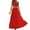 Red, variant on Elainilye Fashion Women Dresses Open Waist Sexy Lace Strap Spliced Large Dress Set Sleeveless Evening Gown Dress,Red